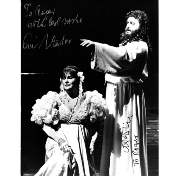 Signed Photo: Eva Marton and Bernd Weikl in “Salome”